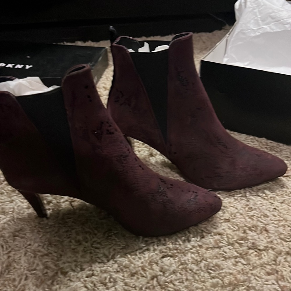 DKNY  Alani Snake Slip on Booties size 6.5